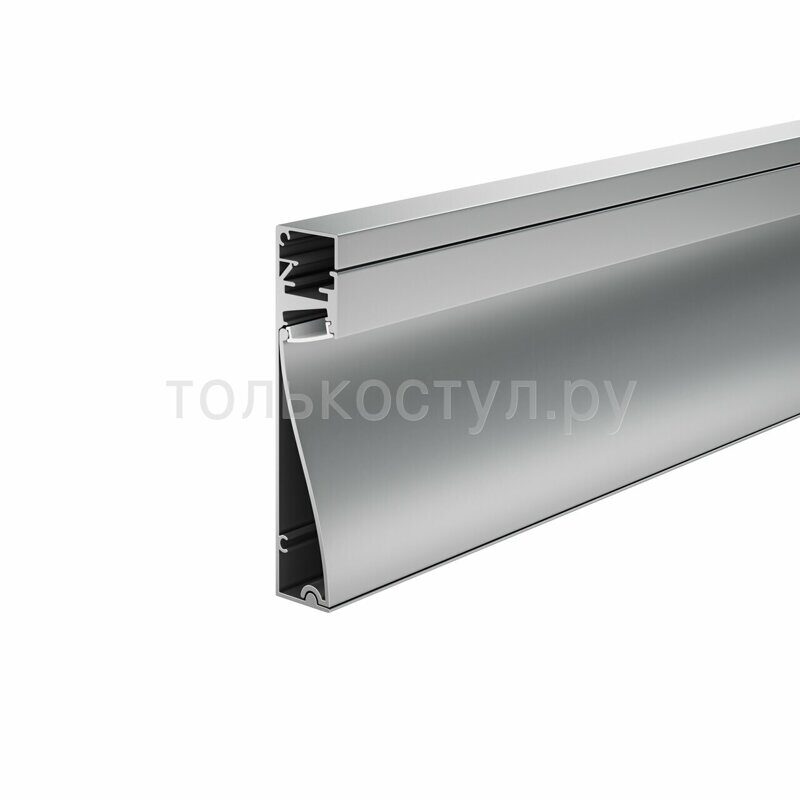 Алюминиевый профиль плинтус с подсветкой 80x18 ALM-8018-S-2M